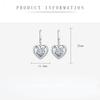 Sace Gems Classic Copper Alloy Zircon Earrings Ladies Jewelry Wedding Promise Party Gift