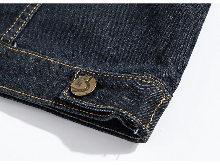 Große schwarze zerrissene Jeansweste für Herren – Weste im koreanischen Stil