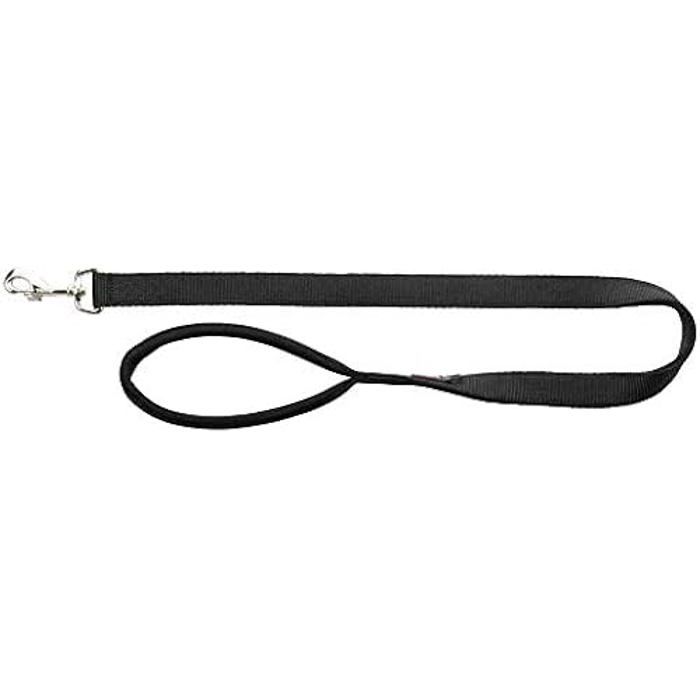 Accessoire pour Animaux - TRIXIE - Sangle Plate - Résistante - 1.80m - Noir