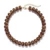 Bright Bohemian Beach Choker: Jelly-Colored Acrylic Resin Necklace for Women