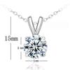 Cross-border Zircon Pendant Necklace - Women's Stylish Clavicle Chain with a Unique, Simple Design