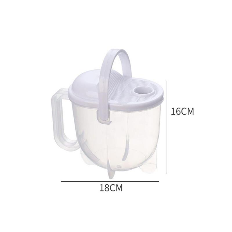 Quick Automatic Rice Washer Beans Cleaning Strainer Cereals Washing Filter Rice Sieve Colander Basket Kitchen Gadgets
