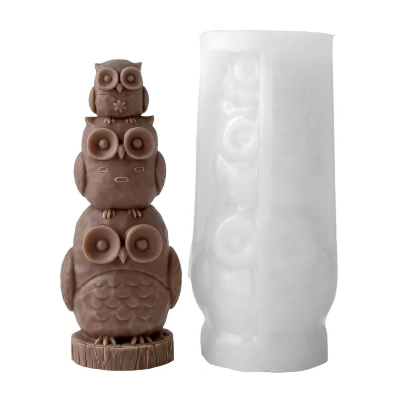 

Nonstick Stacking Animals Silicone Mold Scented Candle Mold Table Ornament Making Tool for Making Crafts Easy to Clean