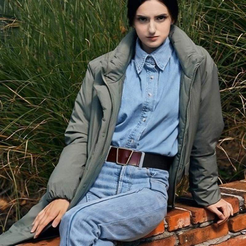 Elua Cashmere Blended Padding Coat 3 Types Choose 1