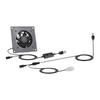 1pc 80mm USB Fan With Temperature Control Multiple Speeds For Router Cabinet Cooling Power Tools Airflow Control Fan Tools