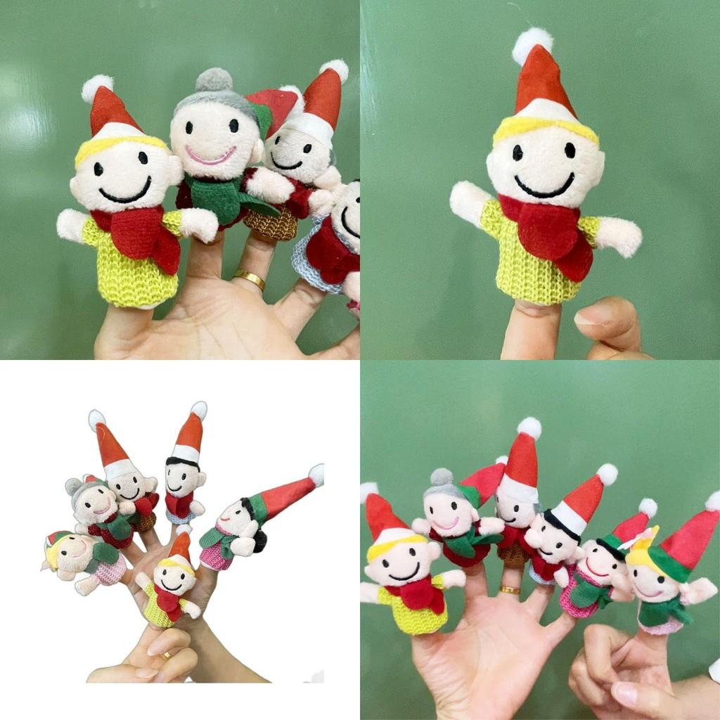 Finger Puppet Family Collection With Short Plush Material For Playtime Holiday