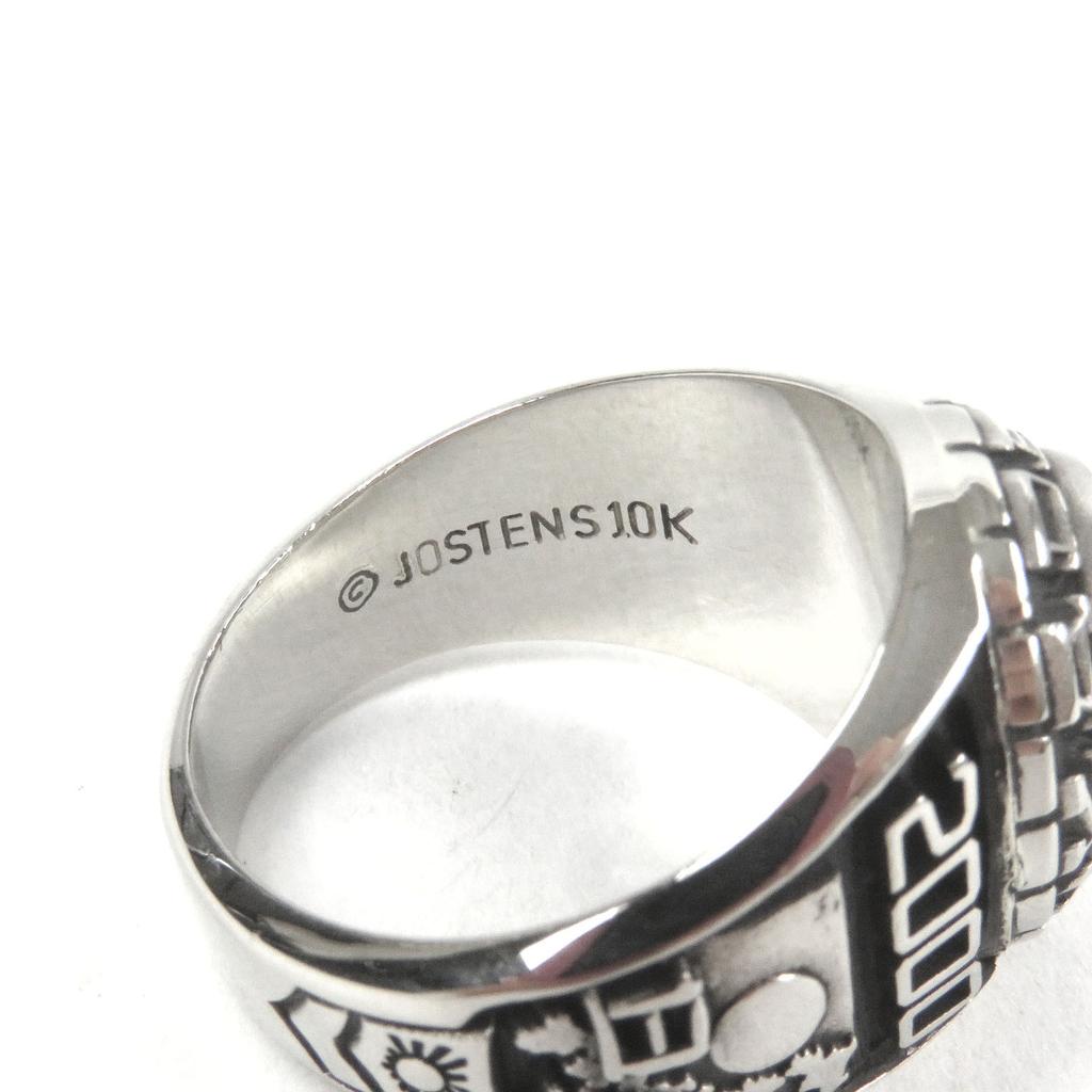 Excellent JOSTENS Ring 2000 Japan RASHI Accessories Silver Purple Stone SV925 Used