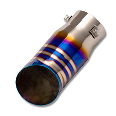 Yavoluy Muffler Cutter, Stainless Steel, Inner Diameter 2.5 Inches (63 Mm), Titanium Color, Truck,