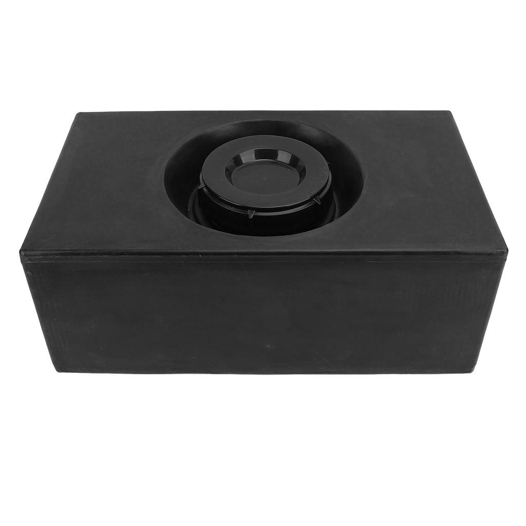 8 Gallon RV Water Storage Tank Food Grade PE Fresh Water Holding Tank for Trailer Camper Boat Yacht Black