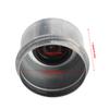 1.98in Trailer Axle Dust Cap with 4 Rubber Plugs Metal Trailer Axle Bearing Grease Covers Replacement for Dexter 2000 to 3500 Lbs Axles