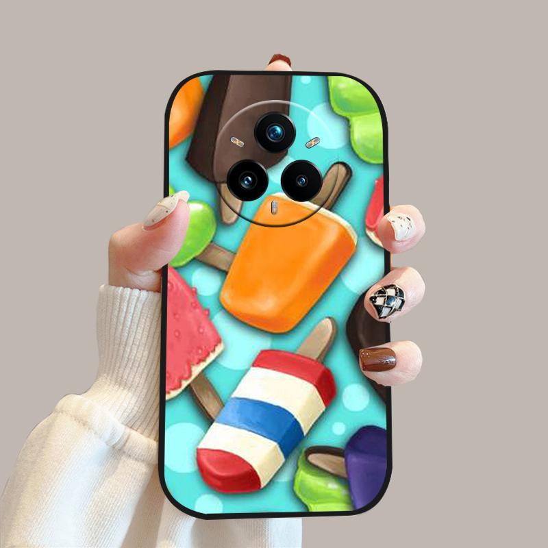 Fashion Case For Oppo Realme 14 Pro Soft Silicone TPU Phone Bumper Shells For Realme14 Pro Capa RMX5056 Protective Fundas Cover