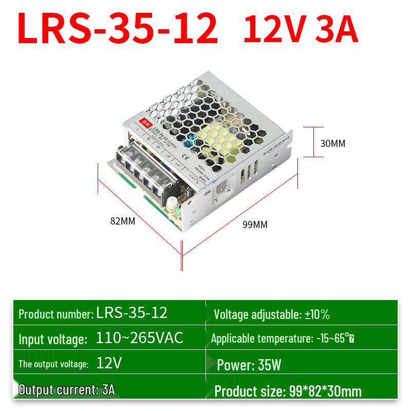 Ultra-Thin Silent LED Switching Power Supply 220V To 5V-48V, 35W-600W