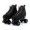 Patins à roulettes et patins à roulettes double rangée Noir et Blanc avec Roues Lumineuses pour Adultes (Hommes et femmes)