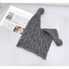 25 Early autumn new knitted hat personalized fashion cute pointed hat windproof warm wool ear protection trendy hat