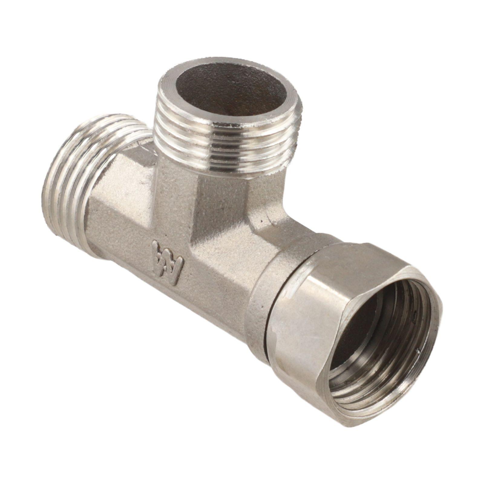 

G12 Diverter 3Way T-Type Adapter Water Valve For Toilet Bidet Shower Head Bath