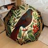 1PC Bird floralAutomatic Open/Close Umbrella with Windproof, 8-Rib Sturdy Canopy, Durable Ribs, Fashionable Design, Outdoor Accessory, Fun Prin, Holid