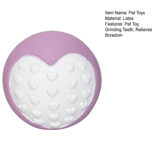 Pet Toy with Sound-producing Design Durable Latex Chew Toy Teeth Grinding And Gum Massage Toy for Small