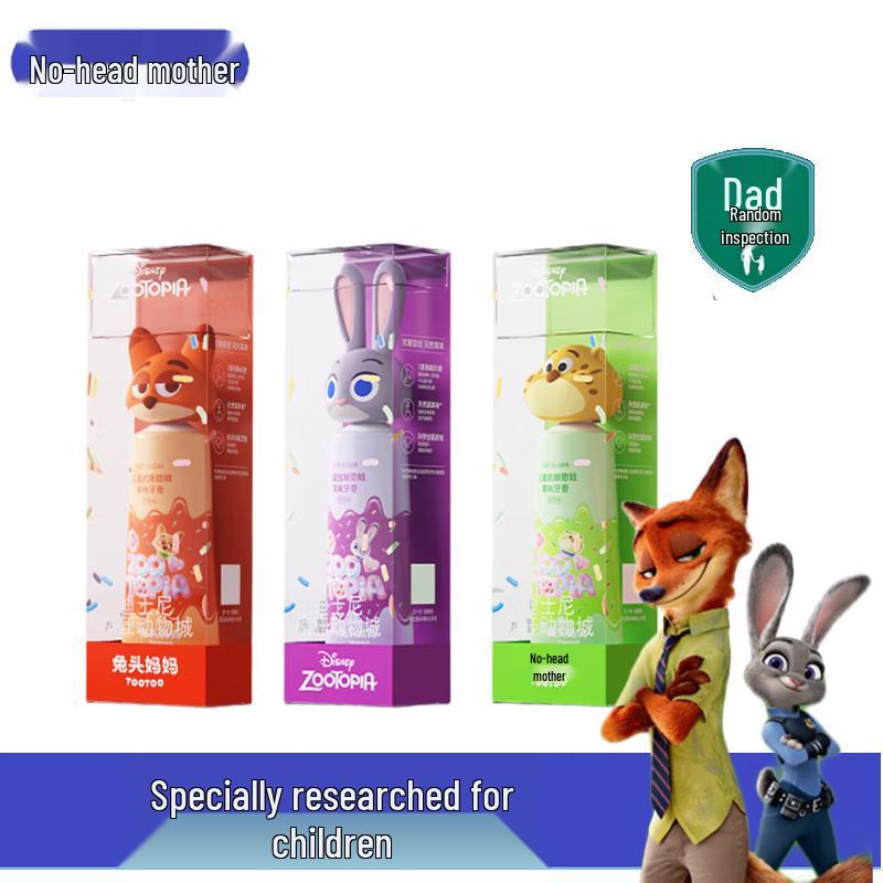 Pasta de Dente Tootou Mom Disney Kids Anti-Cáries Sabor Frutas