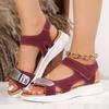 Lucyever 2025 Summer Sport Sandals for Women Comfy Hook Loop Non Slip Beach Sandles Woman Plus Size Platform Sandalias Mujer 43