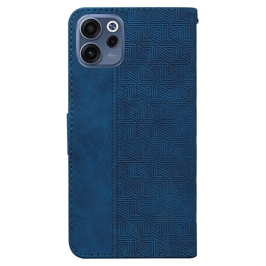 For Infinix Note 50 4G Case RFID Blocking Color Splicing PU Leather Wallet Phone Cover