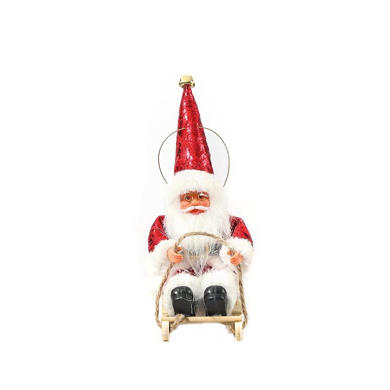 Christmas Christmas Doll Exquisite Christmas Decoration Home Decor Santa Claus Design Funny Multi-Color