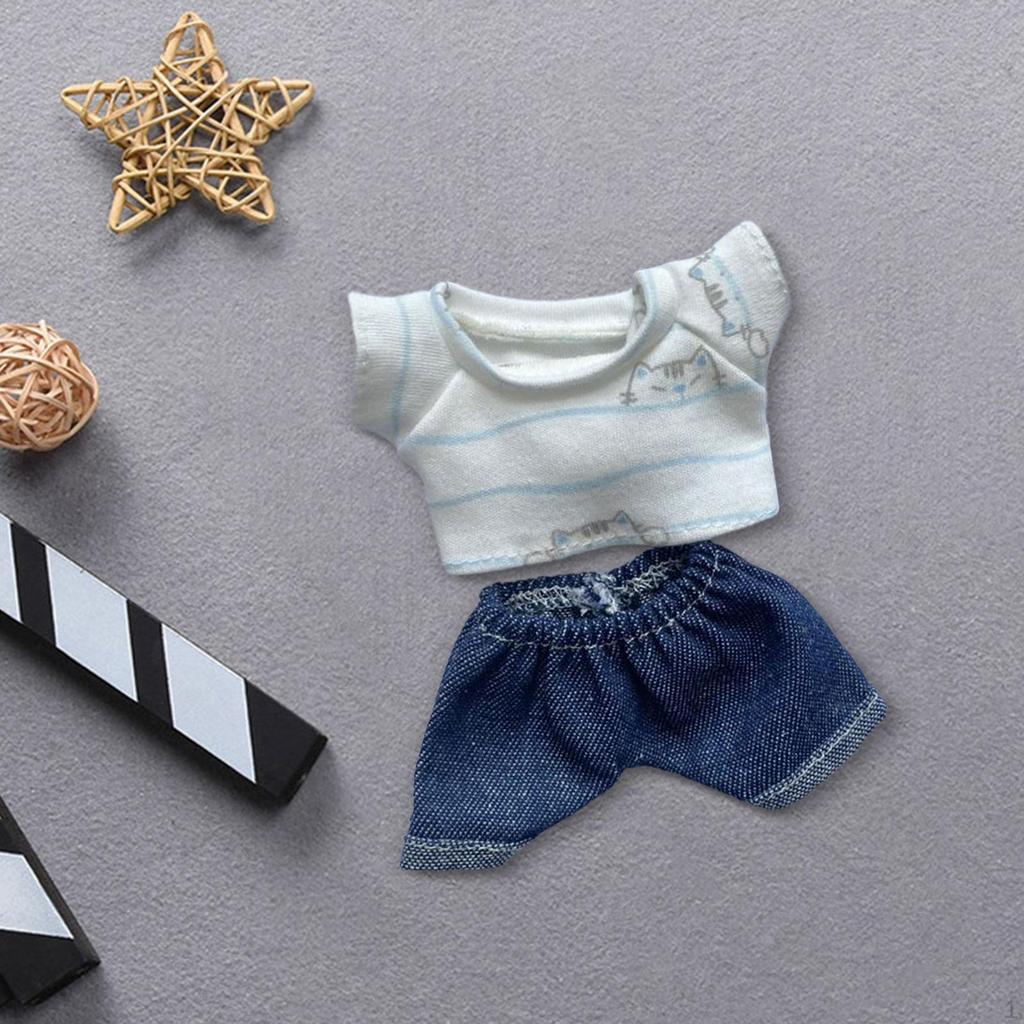 Stuffed Doll T Shirt and Pants Costumes DIY Coordination Imagination Flexibility Dress up Make Your