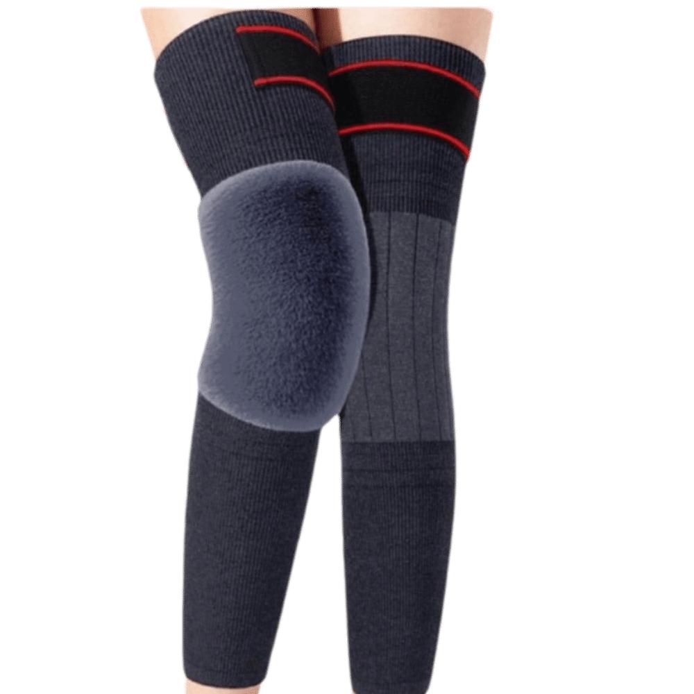 Elastic Thick Knee Protector Cold-proof Thermal Leg Warmers Winter Knee Cover Arthritis