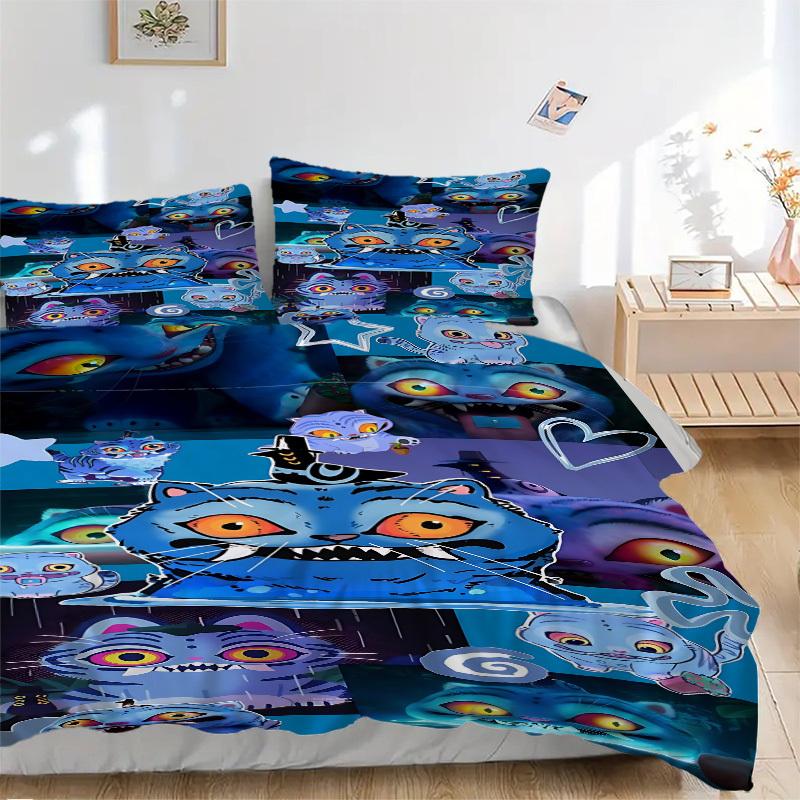 

3pcs Huntrix Comforter Set - Four Seasons Home High,Machine Washable Bedspread with Pillowcases (No Filling) yy250909056 135x200cm