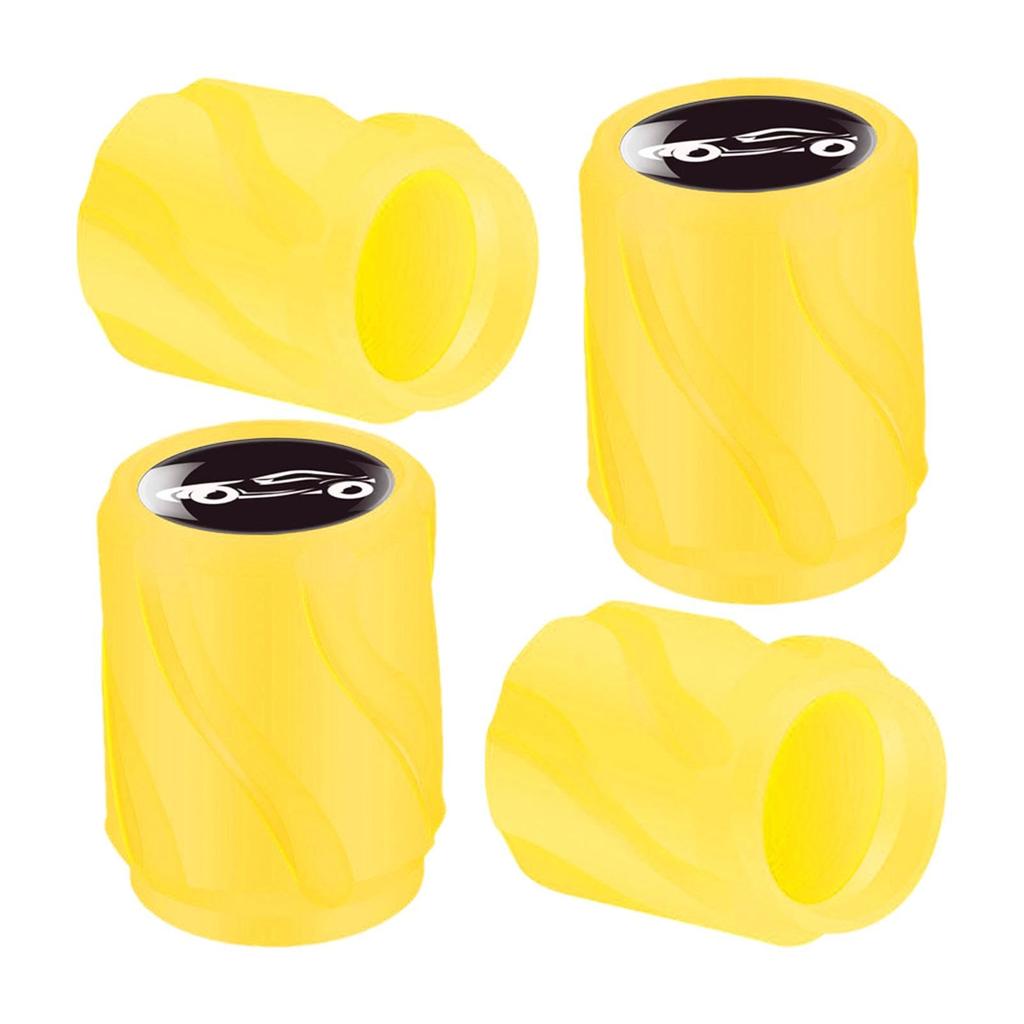 Glow Car Tire Valve Cap, Car Tire Cap Light Up,Tire Valve Stem Caps -