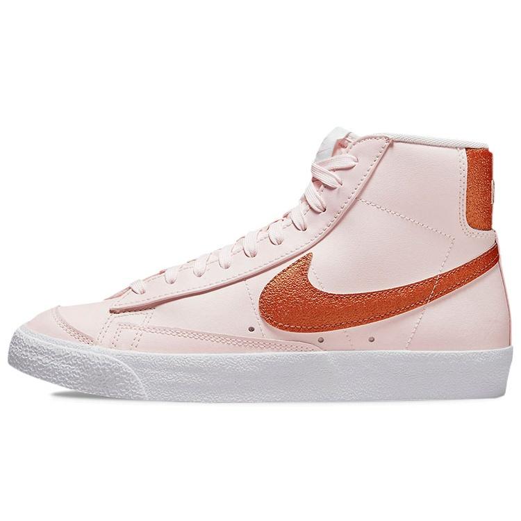 (WMNS) Nike Blazer Mid 77 Essential Pink Metallic Copper Women s DQ7574-600 EU 36