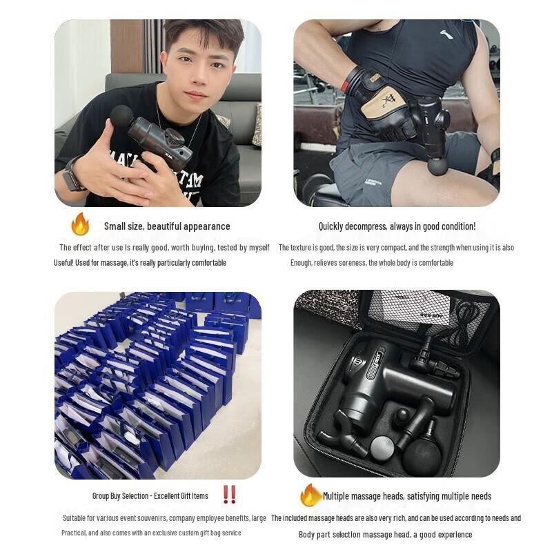 AUX Mini Fascia Massage Gun CN plug (adapter included)