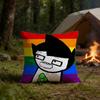 HHomestuck HD Print Square Pillow Cover Polyester Lightweight Customizable for Home Office Sofa Decor