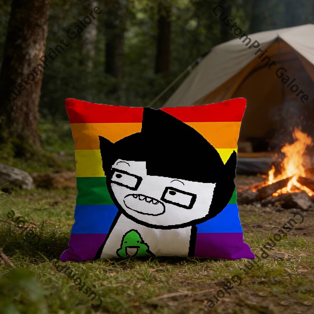 

HHomestuck HD Print Square Pillow Cover Polyester Lightweight Customizable for Home Office Sofa Decor 30x30 cm