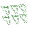 100PCS Foot Shape Paper Clips Slip Resistant Colorfast Cute Appearance Portable for   School Family