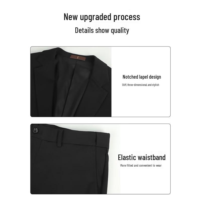 TRIES Men's Business Suit Set