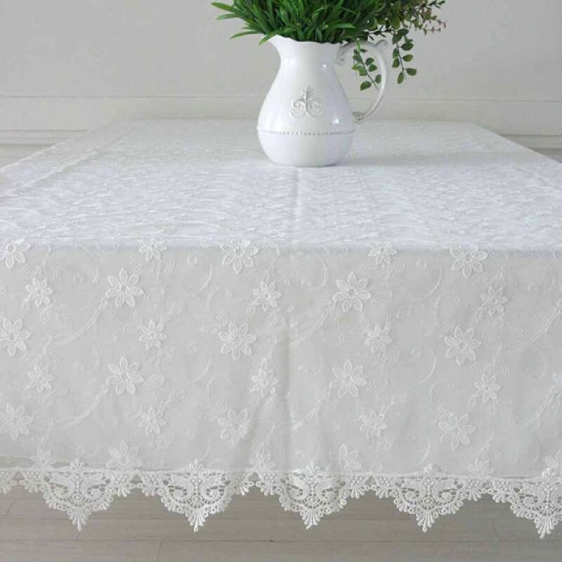 Sharon Spitze Tischdecke 125x180 (Inklusive Liner)