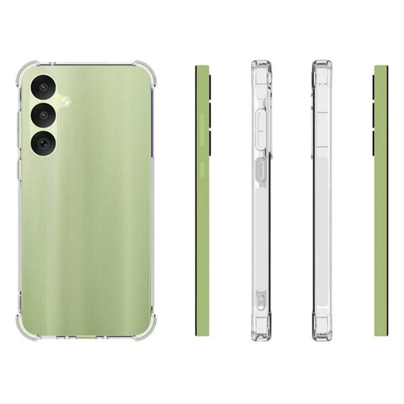 For Samsung Galaxy A35 5G Back Cover WANLONFENG TM Series 2.0mm Clear TPU Phone Case (Big Lens Hole)