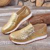 2025 Plus Size Fall New Arrival Solid Color Slip-On Comfortable Lightweight Loafers