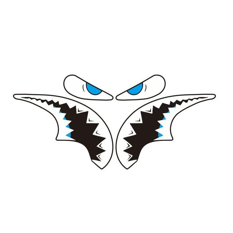 Car Stickers Road Bike Decorative Head Tube Shark Stickers Frame Decorative Concealer Anti-scratch Car Stickers
