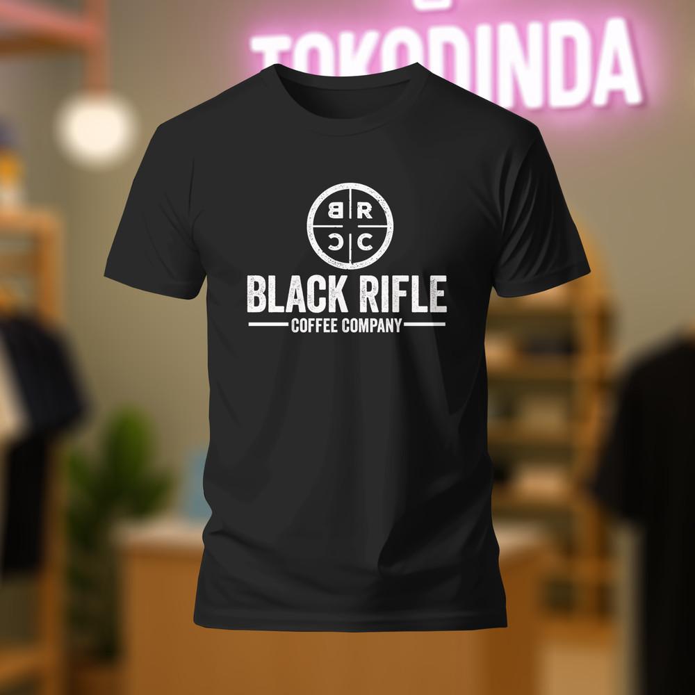 Black Rifle Coffee Company logo T-Shirt Funny Made In USA S-5XL Unisex T-Shirt S