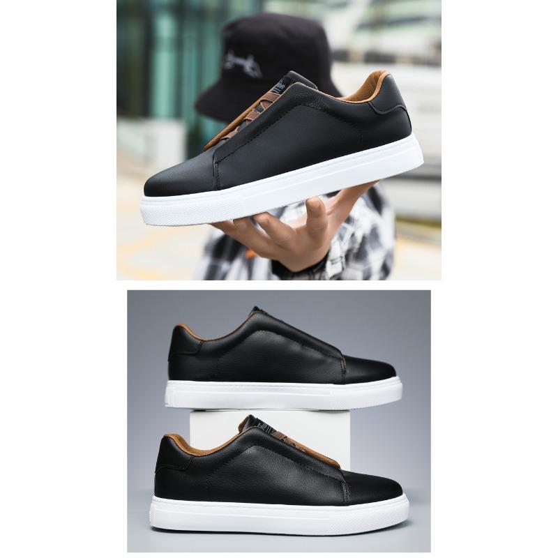 Men's Solid Color Board Shoes, Comfortable, Non Slip, Durable Sports Shoes