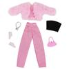 Latest 11.5 Inch Doll Clothes 30Cm Doll Fashion Dress-Up Clothes Skirt+Jacket Accessories 1/6 Doll Supermodel Doll Plaything Clothing Set