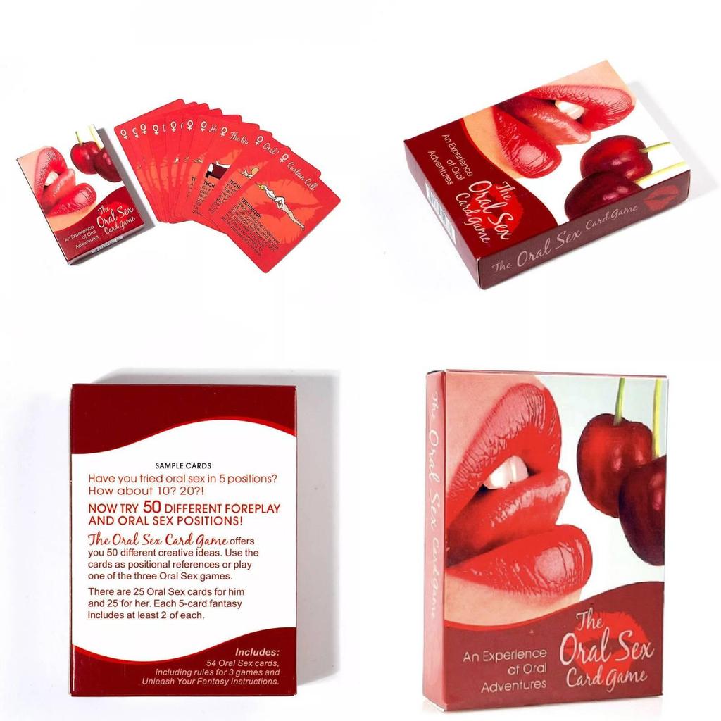 Jeu de Cartes Une Année de Sexe Édition Anglaise Idéal Pour les Couples Coquins dans la Chambre à Coucher