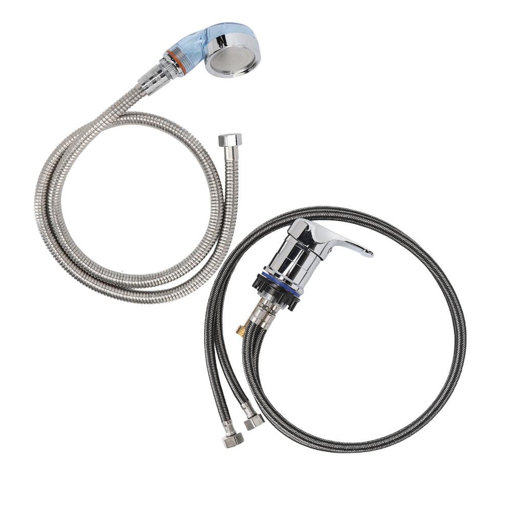 Adjustable Shampoo Bowl Faucet 120cm Hose Faucet Sprayer Kit Salon Shampoo Faucet For Salon