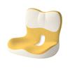 Ergonomic Seat Cushion with Lumbar Support and Memory Foam for Waist and Back Comfort