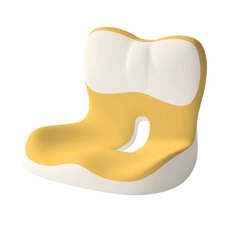 Ergonomic Seat Cushion with Lumbar Support and Memory Foam for Waist and Back Comfort