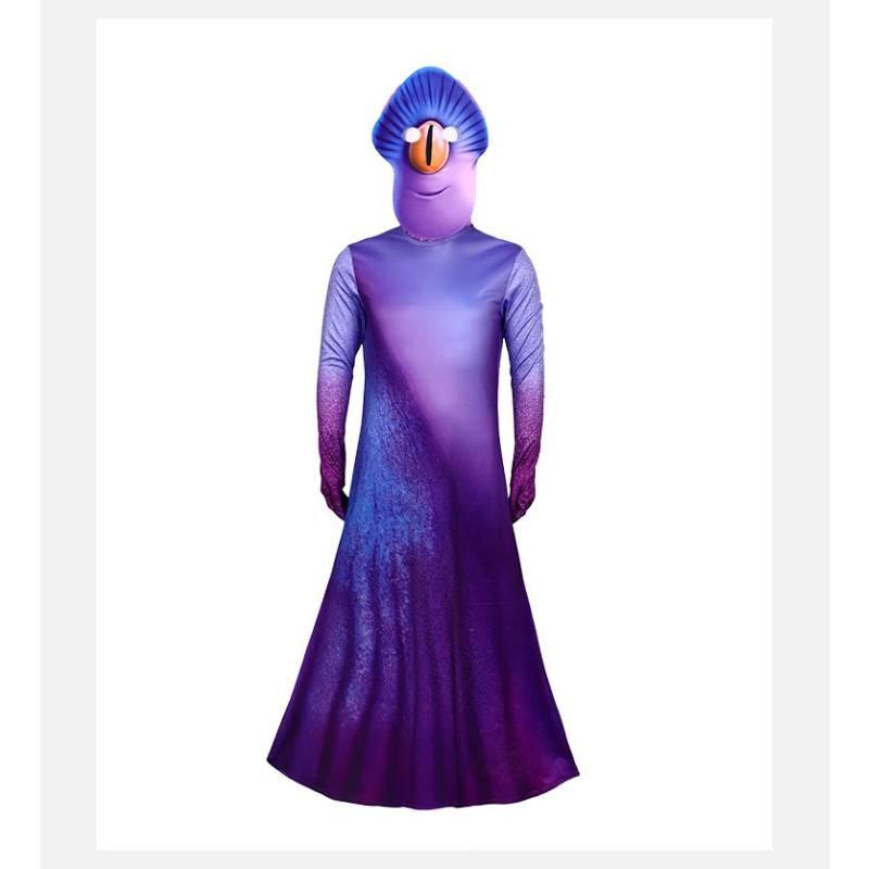 Versatile And Eye-catching Blue Alien Cosplay Outfit For Kids Suitable For Halloween And Performances