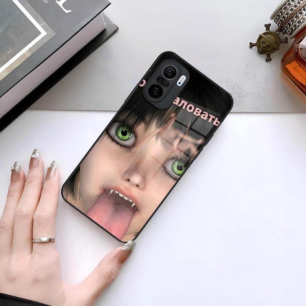 Clmj Cool Girl Punk Y2K Phone Case for Xiaomi 15 14 13 12 Mi 11 Pro ultra Lite glass Cover