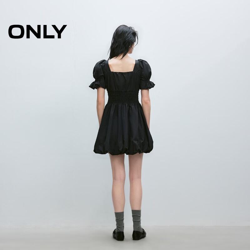 ONLY 2025 Spring Solid Color Waist Short Dress