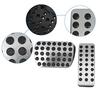 ACROPIX Brake Gas Accelerator Pedal Cover for Mercedes-Benz CLA GLB Silver Tone 4pcs